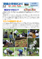 R8 学校通信　6月号.pdfの1ページ目のサムネイル